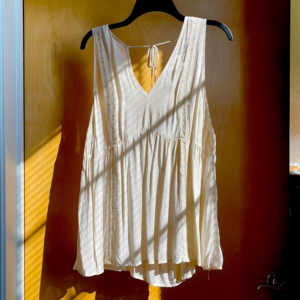 Torrid cream colored Cotten cami